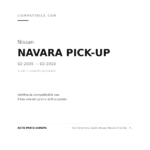 Scheinwerfer Rechts Nissan Navara Pick-Up - Pathfinder 2005+ compatibilità veicoli (Nissan NAVARA PICK-UP (2005-2010) · Nissan PATHFINDER (2005-2010))