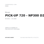 Faro Anteriore Destro Nissan Pick-Up 720 D22 2002+ - Parabola Cromata compatibilità veicoli (Nissan PICK-UP 720 - NP300 D22 (2002-2005))