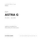 Faro Anteriore Destro Opel Astra 2001-2003 – (Parabola Nera) compatibilità veicoli (Opel ASTRA G (2001-2004))