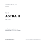 Faro Anteriore Destro Opel Astra 2007+ compatibilità veicoli (Opel ASTRA H (2004+))