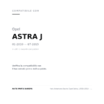 Faro Anteriore Destro Opel Astra J 2010-2012 - Parabola Nera compatibilità veicoli (Opel ASTRA J (2010-2015) · Opel ASTRA J SEDAN 4 PORTE (2012+))
