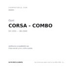 Faro Anteriore Destro Opel Corsa 1993-2000 - Elettrica – New Gen Parabolacromata Regolazione Elettrico compatibilità veicoli (Opel CORSA - COMBO (1993-2000))