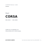 Faro Anteriore Destro Opel Corsa 2003-2005 – C/Lenticolare Xenon compatibilità veicoli (Opel CORSA (2003-2006))