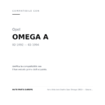Faro Anteriore Destro Opel Omega 1992+ – Glsenza Cd Predisposizione Regolazione compatibilità veicoli (Opel OMEGA A (1992-1994))