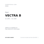 Faro Anteriore Destro Opel Vectra 1995-1999 – Carello compatibilità veicoli (Opel VECTRA B (1995-1999))