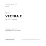 Faro Anteriore Destro Opel Vectra 2002-2004 – Modello Gls Parabola Nera compatibilità veicoli (Opel VECTRA C (2002-2005))