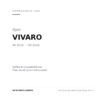 Scheinwerfer Rechts Opel Vivaro 2014+ compatibilità veicoli (Opel VIVARO (2014-2019))