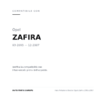 Faro Anteriore Destro Opel Zafira 2005-2007 compatibilità veicoli (Opel ZAFIRA (2005-2007))
