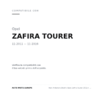 Faro Anteriore Destro Opel Zafira Tourer 2011+ - Nero compatibilità veicoli (Opel ZAFIRA TOURER (2011-2016))