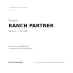 Faro Anteriore Destro Peugeot Partner 2013-2017 compatibilità veicoli (Peugeot RANCH PARTNER (2013-2018))