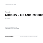 Faro Anteriore Destro Renault Modus - Grand Modus 2008+ – C/Lenticolare compatibilità veicoli (Renault MODUS - GRAND MODUS (2008+))