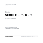 Scheinwerfer Rechts Scania Serie G- P - R - T 2014+ – Manuelle Verstellung Mit LED compatibilità veicoli (Scania SERIE G - P- R - T (2014-2016))