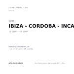 Scheinwerfer Rechts Seat Cordoba 1997+ – Alternative Manuelle Verstellung compatibilità veicoli (Seat IBIZA - CORDOBA - INCA (1996-1999))