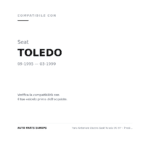 Faro Anteriore Destro Seat Toledo 95-97 – Predisposizione Regolazione Elettrico/Manuale compatibilità veicoli (Seat TOLEDO (1995-1999))