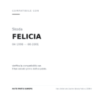 Faro Anteriore Destro Skoda Felicia 1998+ compatibilità veicoli (Skoda FELICIA (1998-2001))