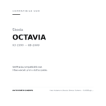 Scheinwerfer Rechts Skoda Octavia – 03/99> Mit Nebelscheinwerfer compatibilità veicoli (Skoda OCTAVIA (1999-2000))