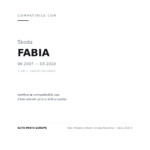 Faro Anteriore Destro Skoda Roomster - Fabia 2007+ compatibilità veicoli (Skoda FABIA (2007-2010) · Skoda ROOMSTER (2006-2010))
