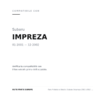 Faro Anteriore Destro Subaru Impreza 2001-2002 - Elettrica compatibilità veicoli (Subaru IMPREZA (2001-2002))