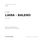 Faro Anteriore Destro Suzuki Liana compatibilità veicoli (Suzuki LIANA - BALENO (2001+))