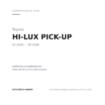 Faro Anteriore Destro Toyota Hi-Lux Pick-Up 2006-2007 compatibilità veicoli (Toyota HI-LUX PICK-UP (2006-2008))