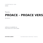 Scheinwerfer Rechts Toyota Proace - Proace Verso 2019+ compatibilità veicoli (Toyota PROACE - PROACE VERSO (2019+))