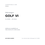 Faro Anteriore Destro Volkswagen Golf Vi 2008+ compatibilità veicoli (Volkswagen GOLF VI (2008-2012))