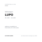 Faro Anteriore Destro Volkswagen Lupo 1998+ compatibilità veicoli (Volkswagen LUPO (1998-2005))