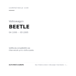 Scheinwerfer Rechts Volkswagen New Beetle – Mit Motor compatibilità veicoli (Volkswagen BEETLE (1998-2005))