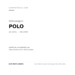 Scheinwerfer Rechts Volkswagen Polo 2001-2004 – Mit Elektromotor compatibilità veicoli (Volkswagen POLO (2001-2005))