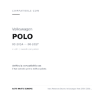 Faro Anteriore Destro Volkswagen Polo 2014-2016 – Comfort/Highline Modello Hella Con Motore Elettrico Cornice Nera compatibilità veicoli (Volkswagen POLO (2014-2017) · Volkswagen POLO (2009-2013))