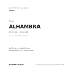 Faro Anteriore Destro Volkswagen Sharan 98' – - Seat Alhambra 96' compatibilità veicoli (Seat ALHAMBRA (1996-2000) · Volkswagen SHARAN (1995-2000))