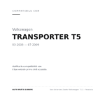 Scheinwerfer Rechts Volkswagen T5 1 – Parabolspiegel compatibilità veicoli (Volkswagen TRANSPORTER T5 (2003-2009))