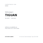 Faro Anteriore Destro Volkswagen Tiguan 2007-2008 compatibilità veicoli (Volkswagen TIGUAN (2007-2011))