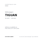 Scheinwerfer Rechts Volkswagen Tiguan 2009-2010 compatibilità veicoli (Volkswagen TIGUAN (2007-2011))