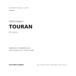 Faro Anteriore Destro Volkswagen Touran 2015+ compatibilità veicoli (Volkswagen TOURAN (2015+))