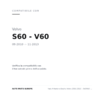 Faro Anteriore Destro Volvo 2010-2013 – S60V60 Con Motore Elettrico Incluso compatibilità veicoli (Volvo S60 - V60 (2010-2013))