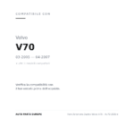 Faro Anteriore Destro Volvo V70 - Xc70 2005+ compatibilità veicoli (Volvo V70 (2005-2007) · Volvo XC70 (2005-2007))