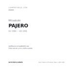 Faro Anteriore Mitsubishi Pajero 1983-1990 compatibilità veicoli (Mitsubishi PAJERO (1983-1991))