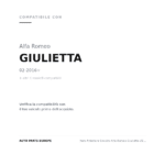 Faro Anteriore Sinistro Alfa Romeo Giulietta 2010+ - Parabola Nera compatibilità veicoli (Alfa Romeo GIULIETTA (2016+) · Alfa Romeo GIULIETTA (2010-2016))