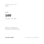 Faro Anteriore Sinistro Audi 100 90-94 compatibilità veicoli (Audi 100 (1990-1994))