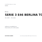 Scheinwerfer Links BMW Serie 3 E46 (Silberrahmen) – Mit Motor compatibilità veicoli (Bmw SERIE 3 E46 BERLINA TOURING (1998-2001))