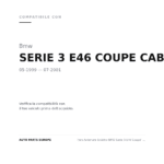 Faro Anteriore Sinistro BMW Serie 3 E46 Coupe' Xenon – Con Motore Elettrico Incluso (Cornice Nera) compatibilità veicoli (Bmw SERIE 3 E46 COUPE CABRIO (1999-2001))
