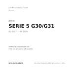 Scheinwerfer Links BMW Serie 5 2017+ – G30/G31 Mit LED-Motor compatibilità veicoli (Bmw SERIE 5 G30/G31 (2017-2020))