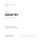 Faro Anteriore Sinistro Citroen Saxo 1999+ compatibilità veicoli (Citroen SAXO RY (1999-2003))