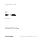 Faro Anteriore Sinistro Daf Xf 106 2013+ – Regolazione Manuale A Led (H1) compatibilità veicoli (Daf XF 106 (2013+))