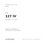 Faro Anteriore Sinistro FIAT 127 Diesel-Benz Iv – Modello Comm Rcd compatibilità veicoli (Fiat 127 IV (1984-1987))