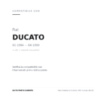 Faro Anteriore Sinistro FIAT Ducato 86-94 compatibilità veicoli (Fiat DUCATO (1984-1990) · Fiat DUCATO (1990-1993))