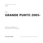 Faro Anteriore Sinistro FIAT Grande Punto 2008+ - Parabola Cromata compatibilità veicoli (Fiat GRANDE PUNTO 2005-)