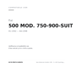 Scheinwerfer Links FIAT – Nr. 500 (Sporting) P. Schwarz Elektrische Verstellung compatibilità veicoli (Fiat 500 MOD. 750-900-SUITE-SPORTING (1992-1998))