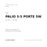 Scheinwerfer Links FIAT Palio 1996-1998 compatibilità veicoli (Fiat PALIO 3-5 PORTE SW (1997-2001))
